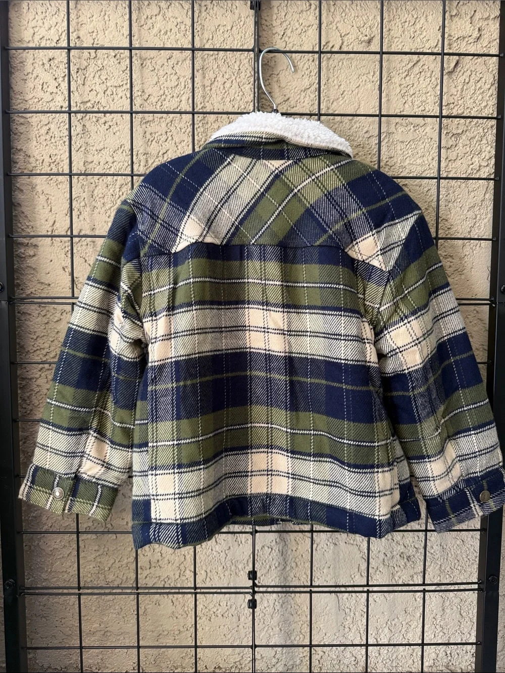 GAP cozy plaid